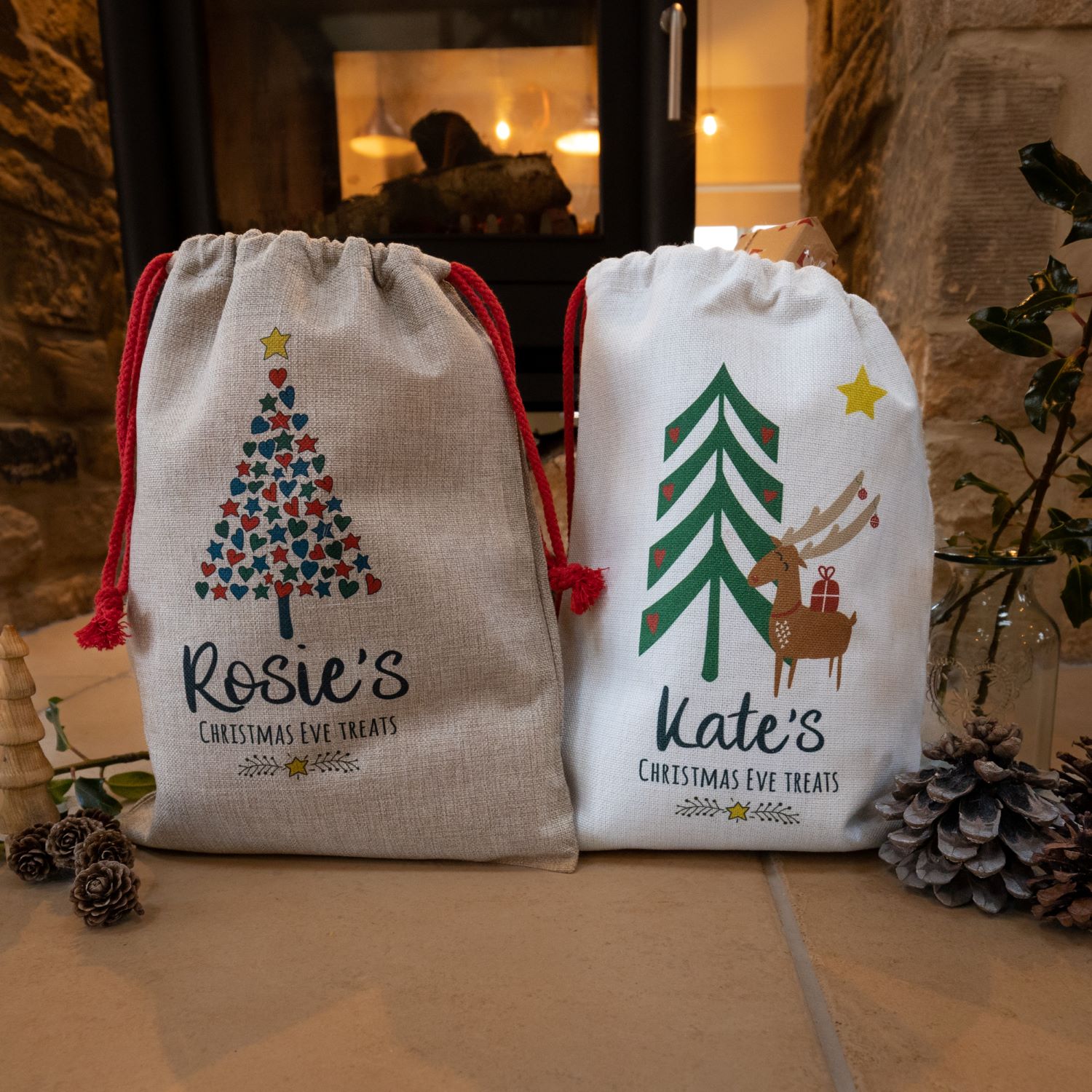 Personalised Christmas Santa Sacks - Image 3