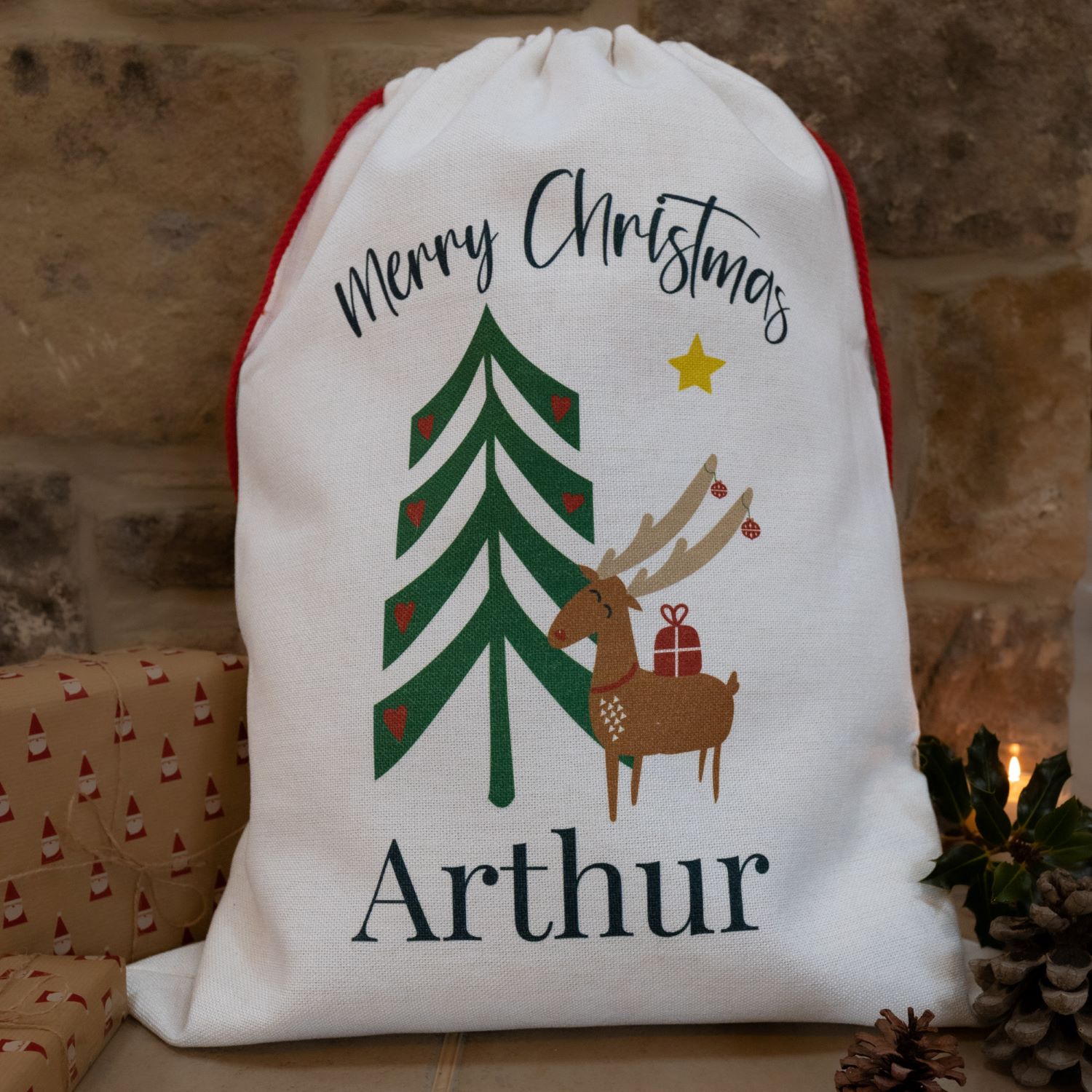 Personalised Christmas Santa Sacks - Image 6