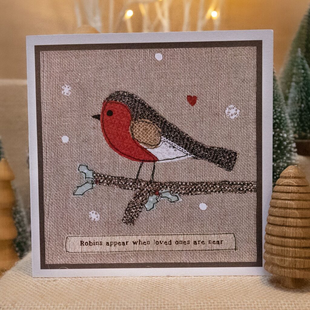 Robin symbolism card
