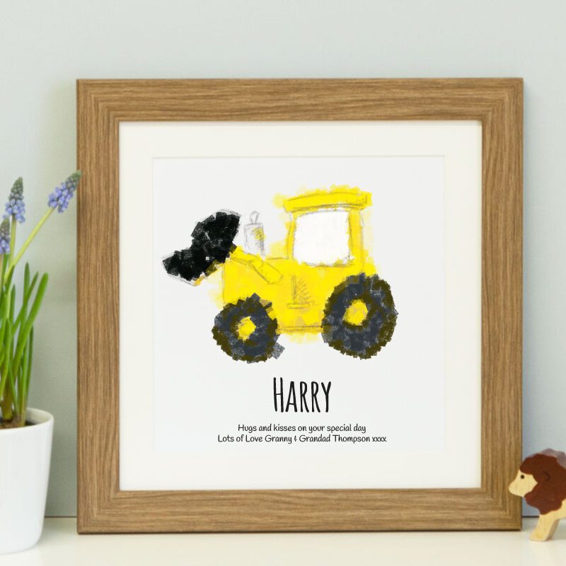 personalised digger print