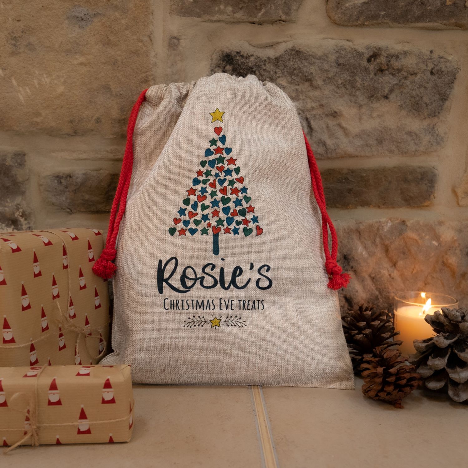 Personalised Christmas Eve Sacks - Image 4