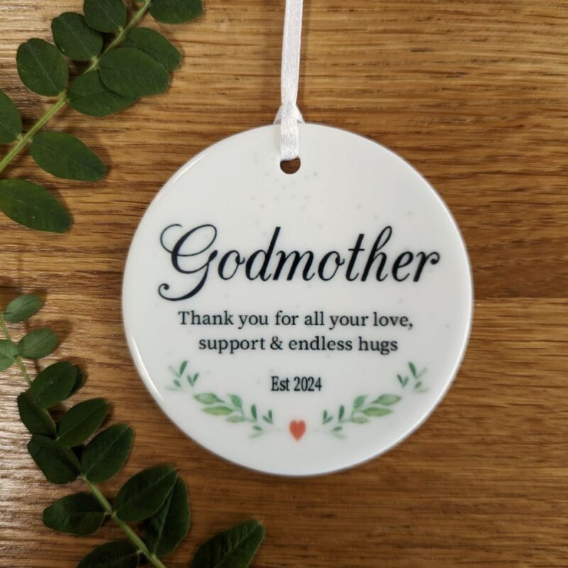Godmother thank you gift hugs