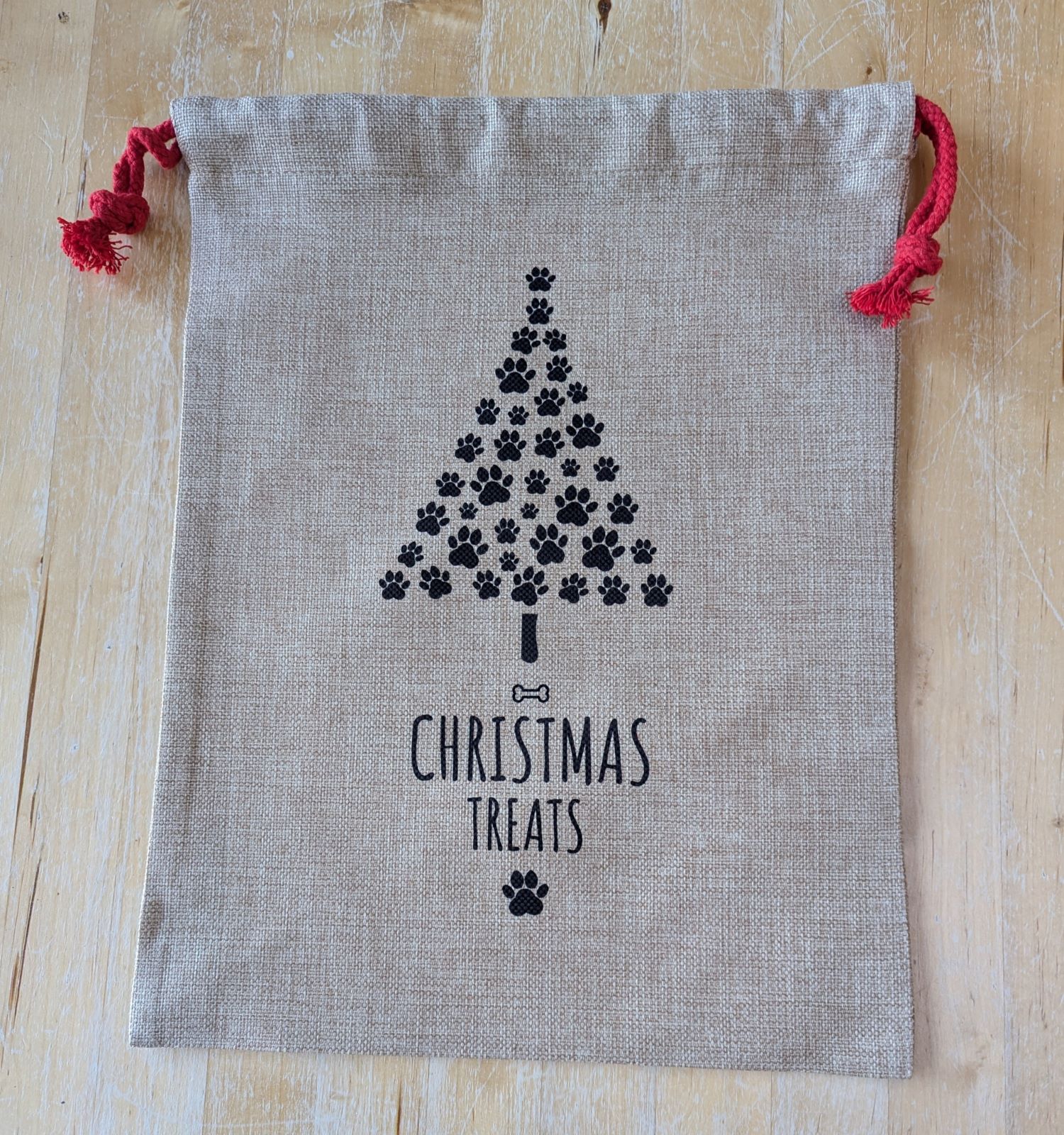 Dog Christmas Treats Bag Medium (30 x 40cm) - Image 2