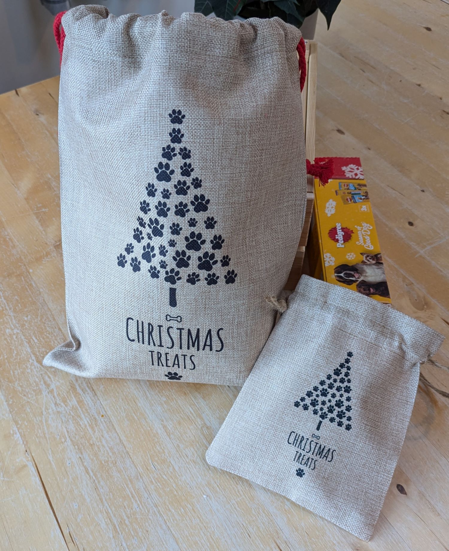 Dog Christmas Treats Bag Medium (30 x 40cm) - Image 5