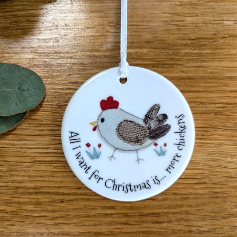 Chicken Christmas Tree Decoration
