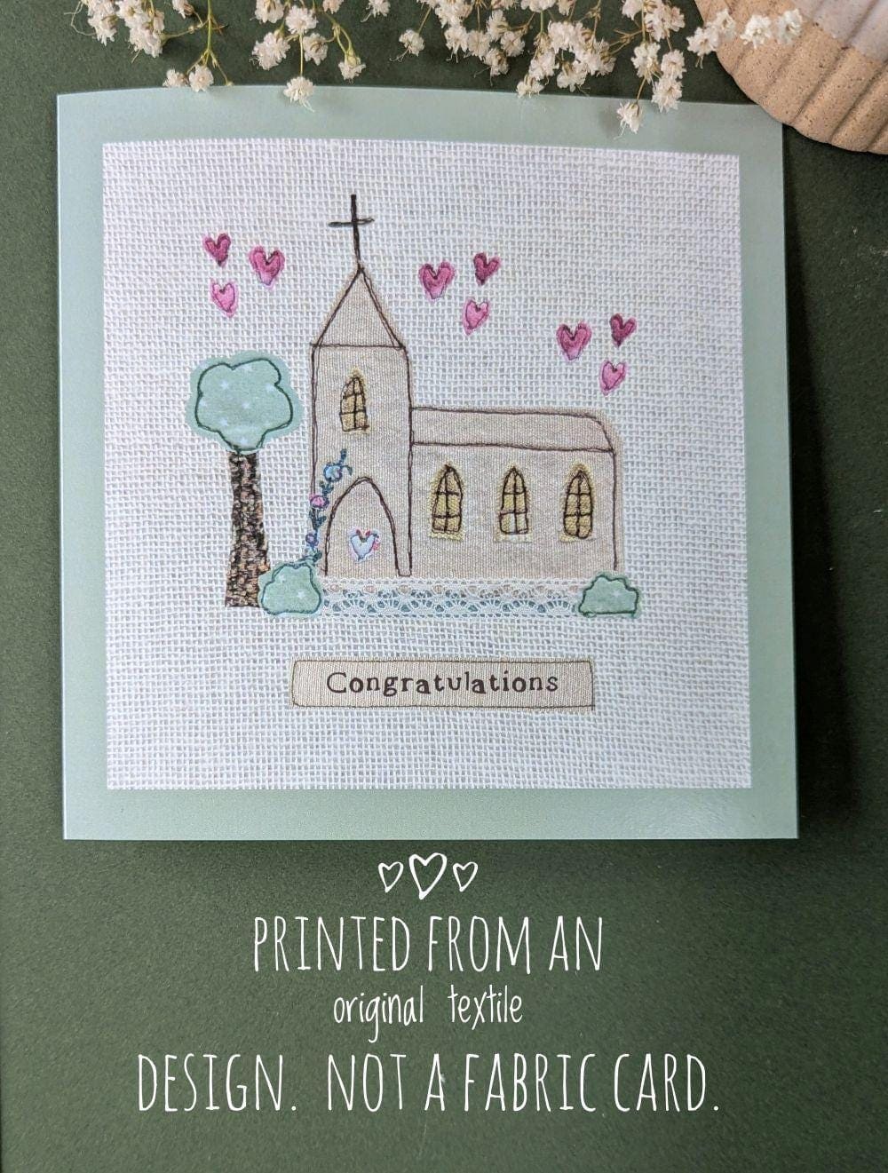 Congratulations Church Wedding Card – view 4