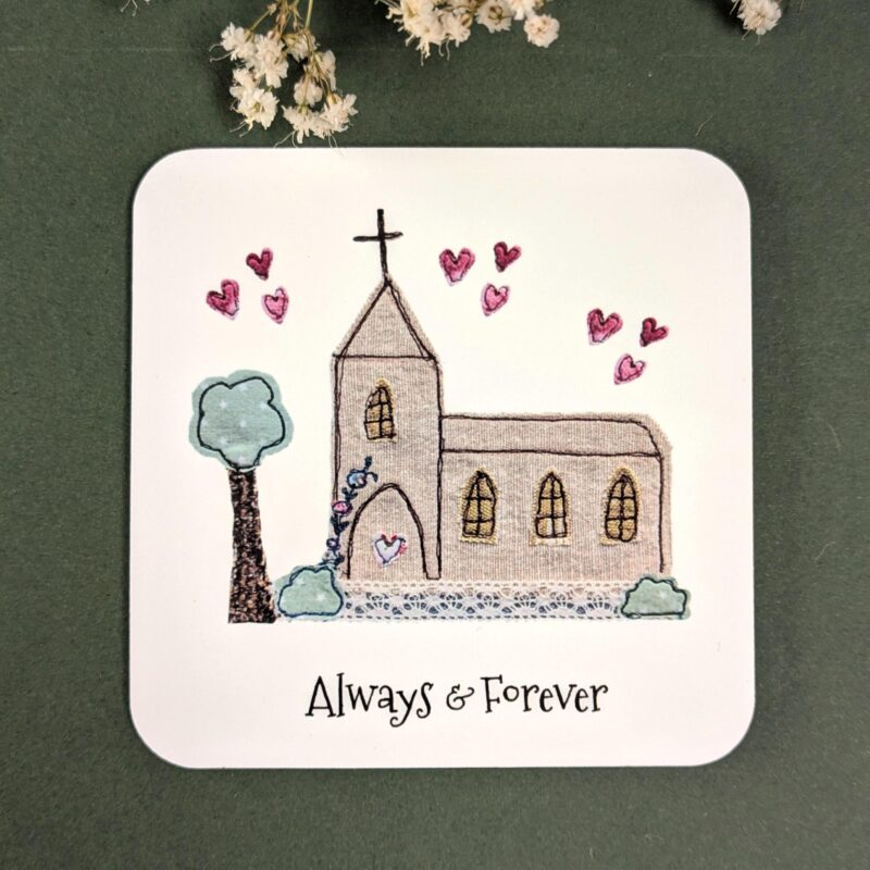 Always & Forever Church Coaster