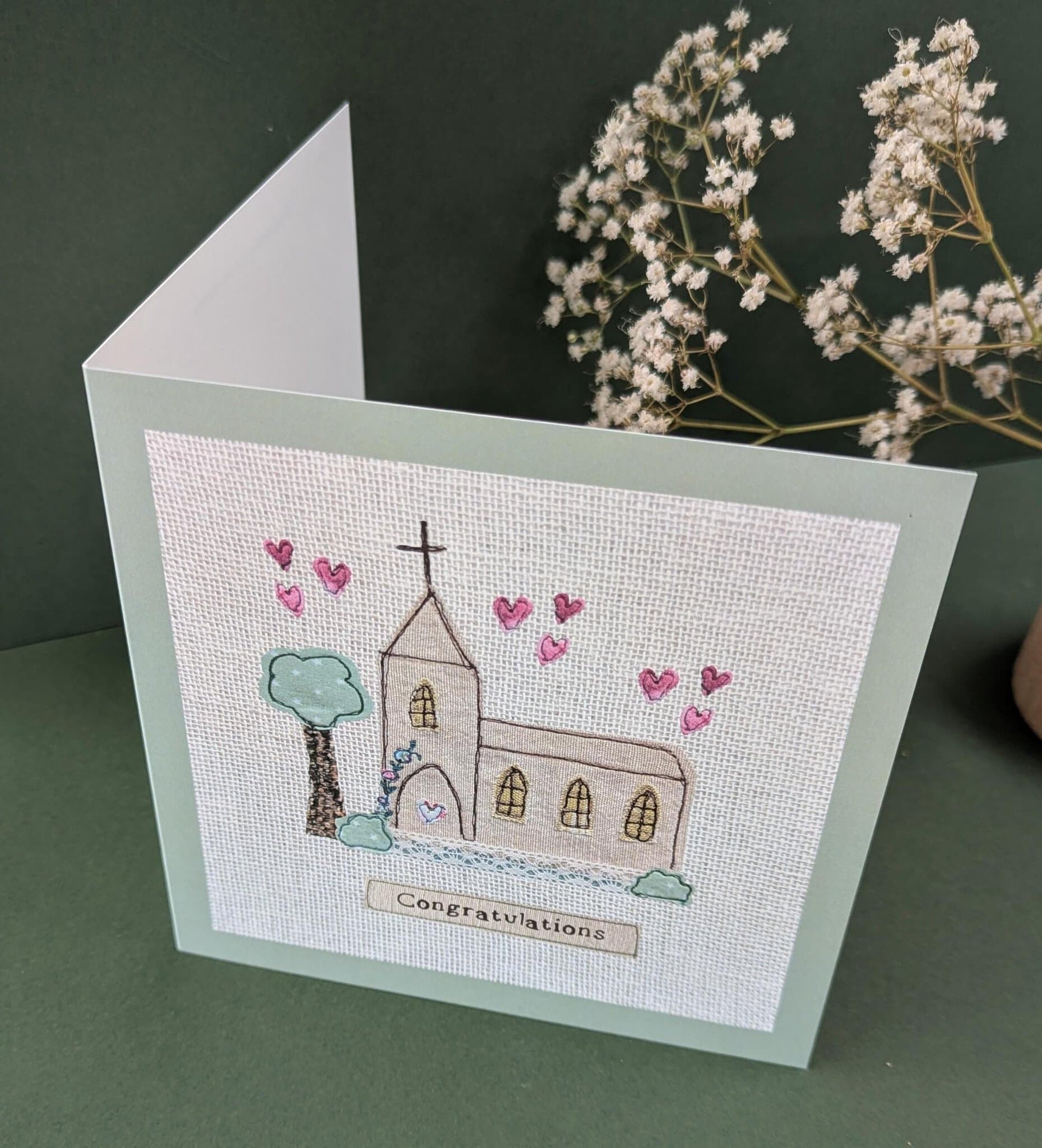 Congratulations Church Wedding Card – view 5