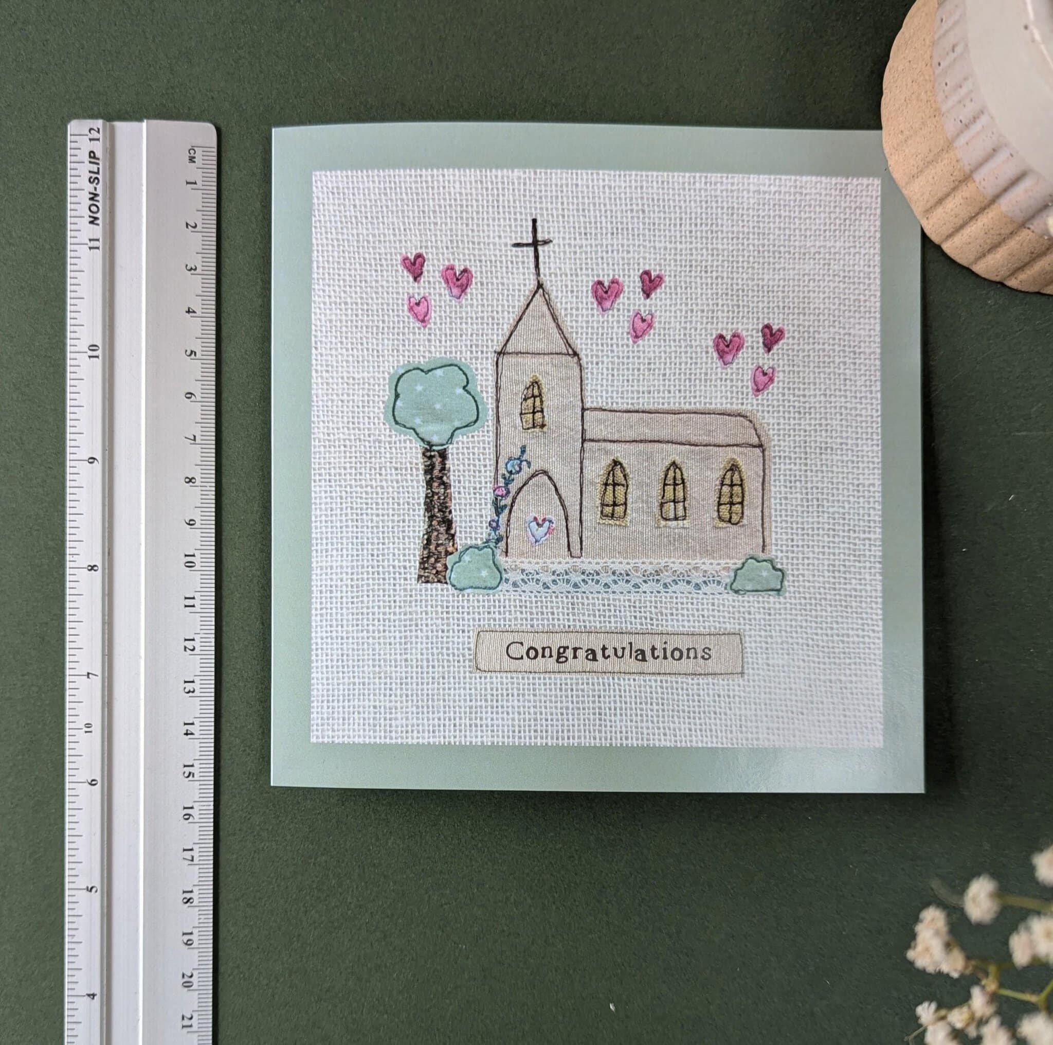 Congratulations Church Wedding Card – view 6