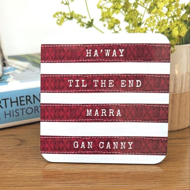 Sunderland Sayings Coaster – Ha’way, Til The End, Marra, Gan Canny